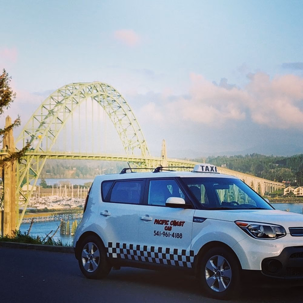 How do I stop a taxi in Newport?