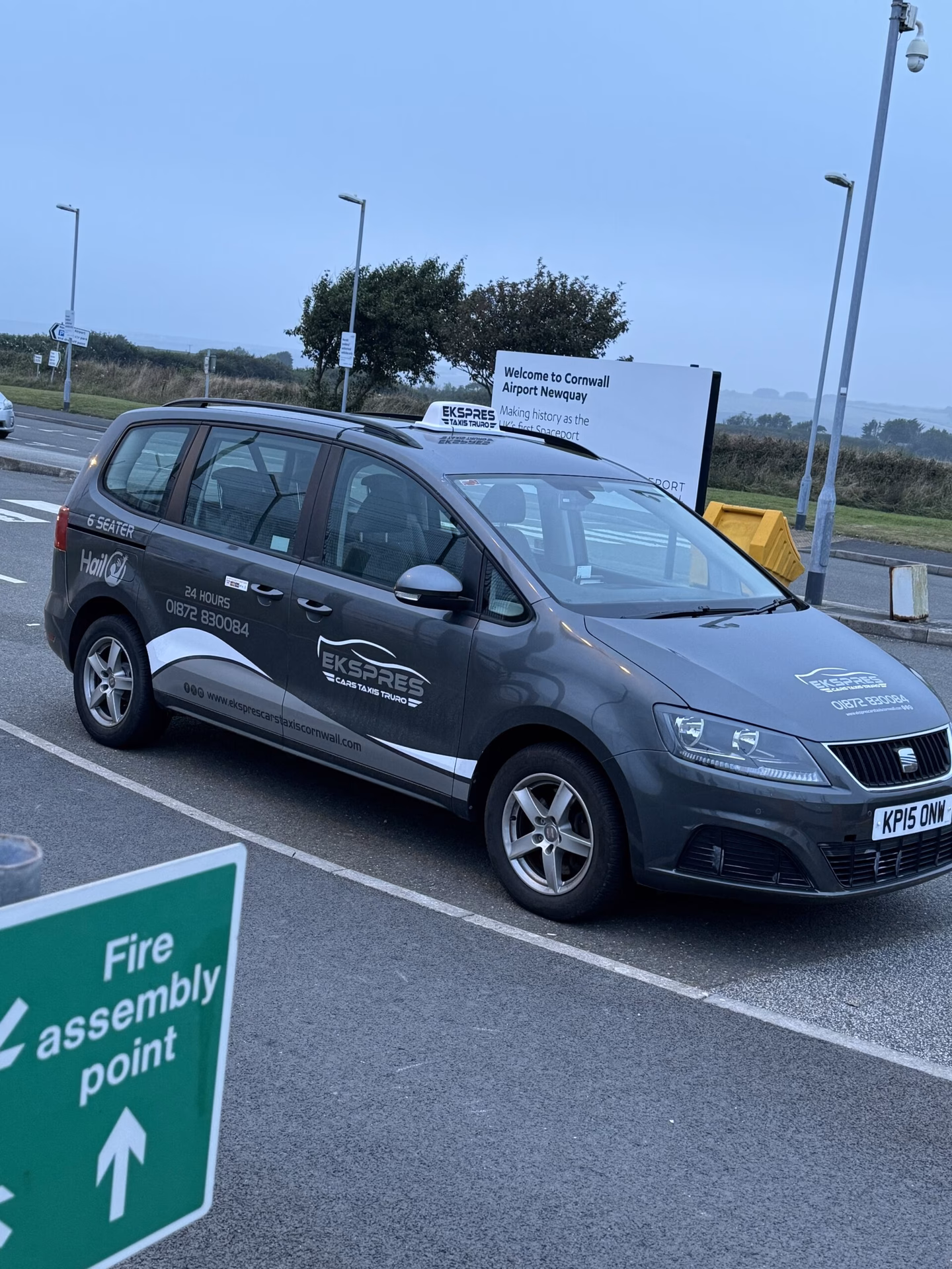 How far is Truro from Newquay Airport (NQY)?