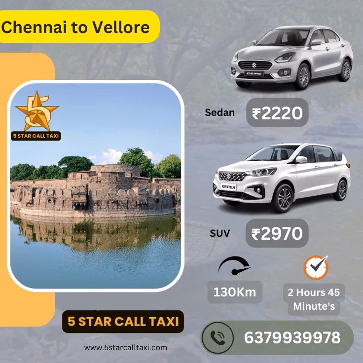 What are the road conditions from Chennai to Vellore?