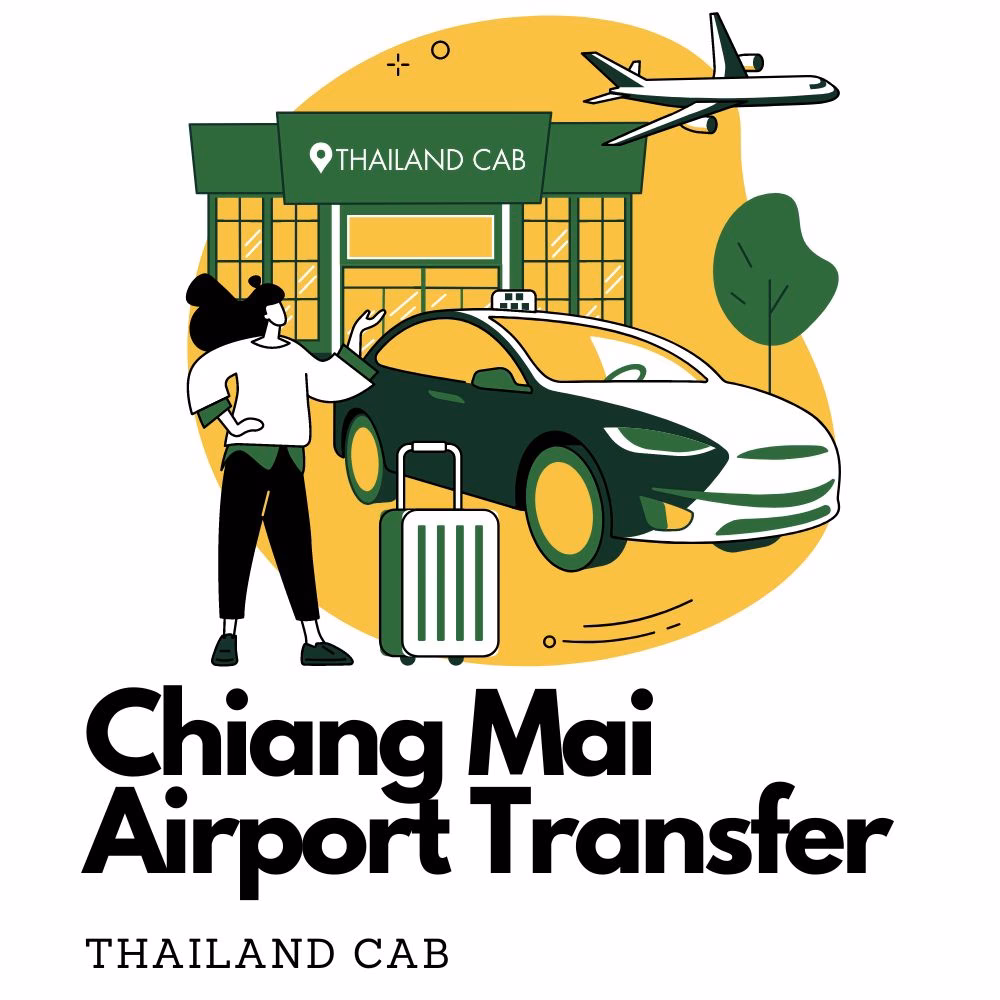 Where are transportation services located in Chiang Mai airport?
