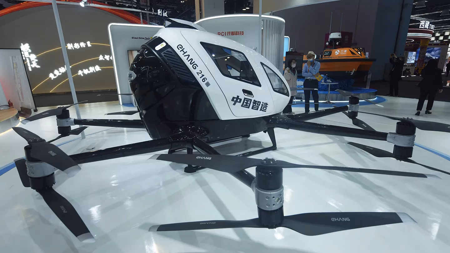 What is the world's first flying taxi?