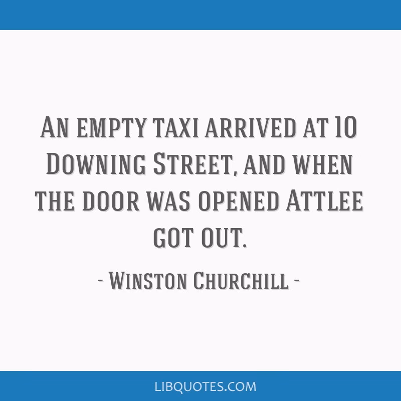 What does Churchill say about tough times?