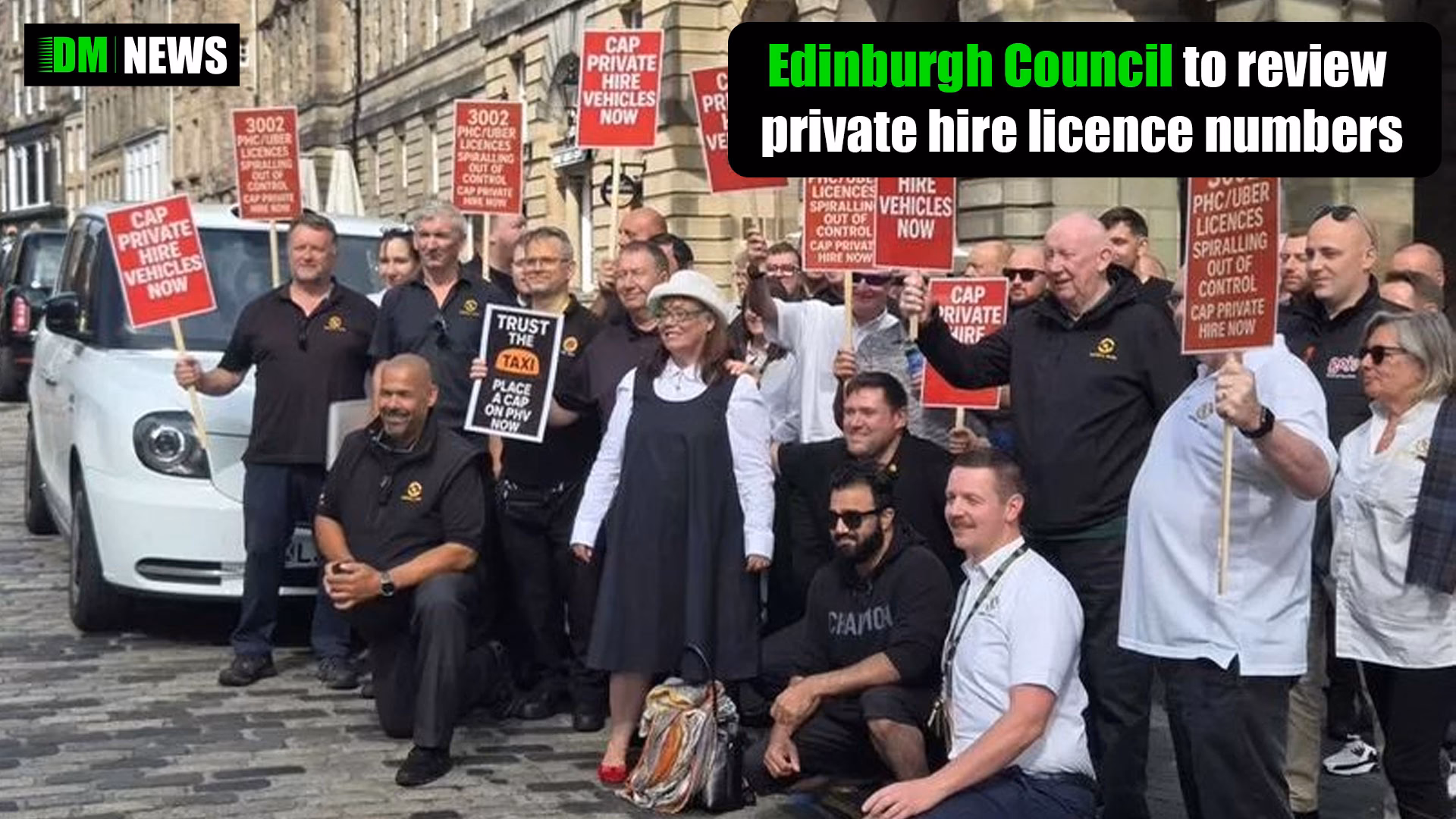 Do taxi drivers need a licence in Edinburgh?