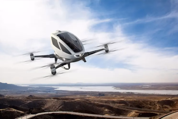 Could flying taxis be used to ferry passengers between urban areas?