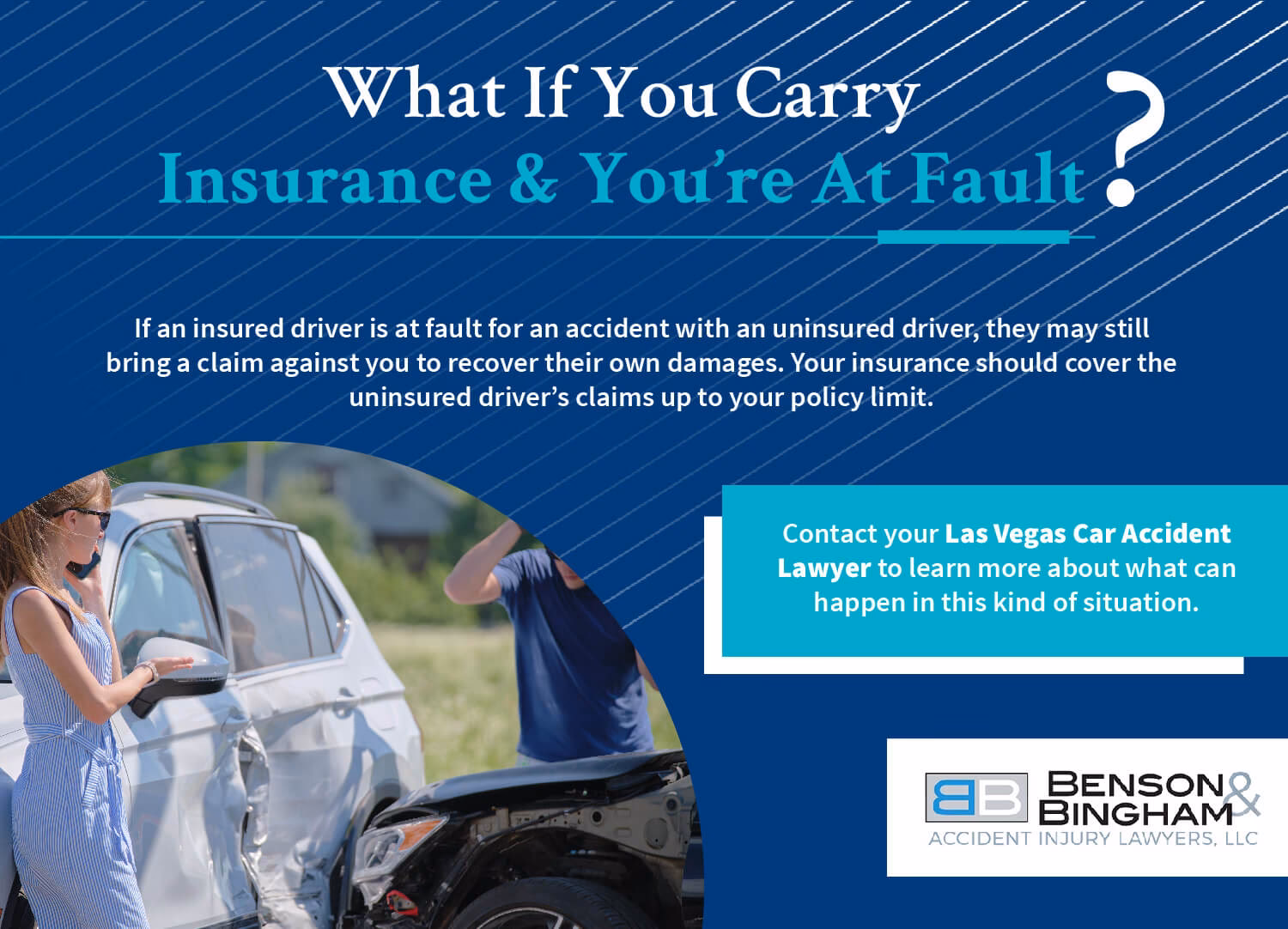 What happens if a car accident is uninsured?
