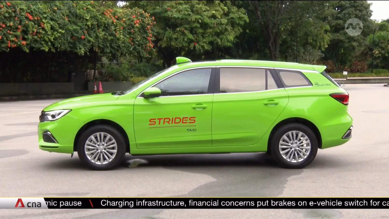 What is the Código CNAE de Transporte por taxi?