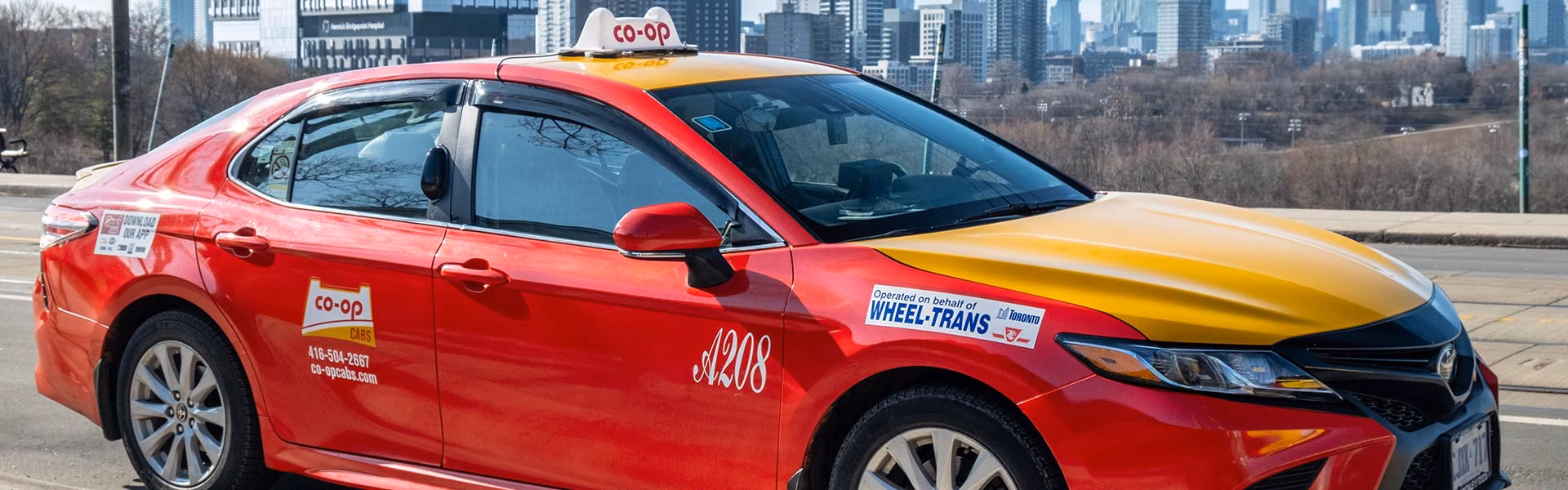 How do I contact Coop taxi?