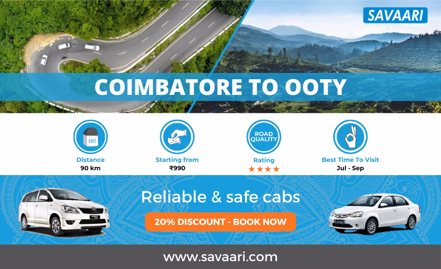 How to drive from Coimbatore to Ooty during rainy season?