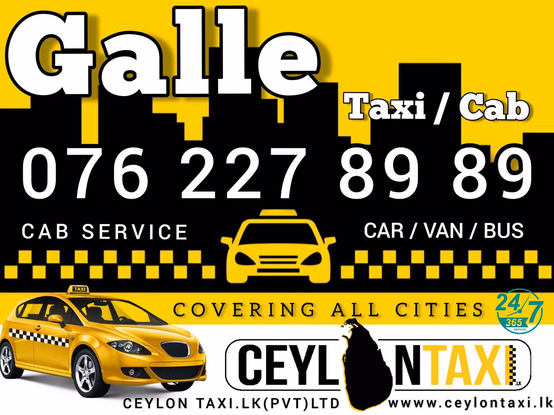 How long does it take to get a taxi in Colombo?