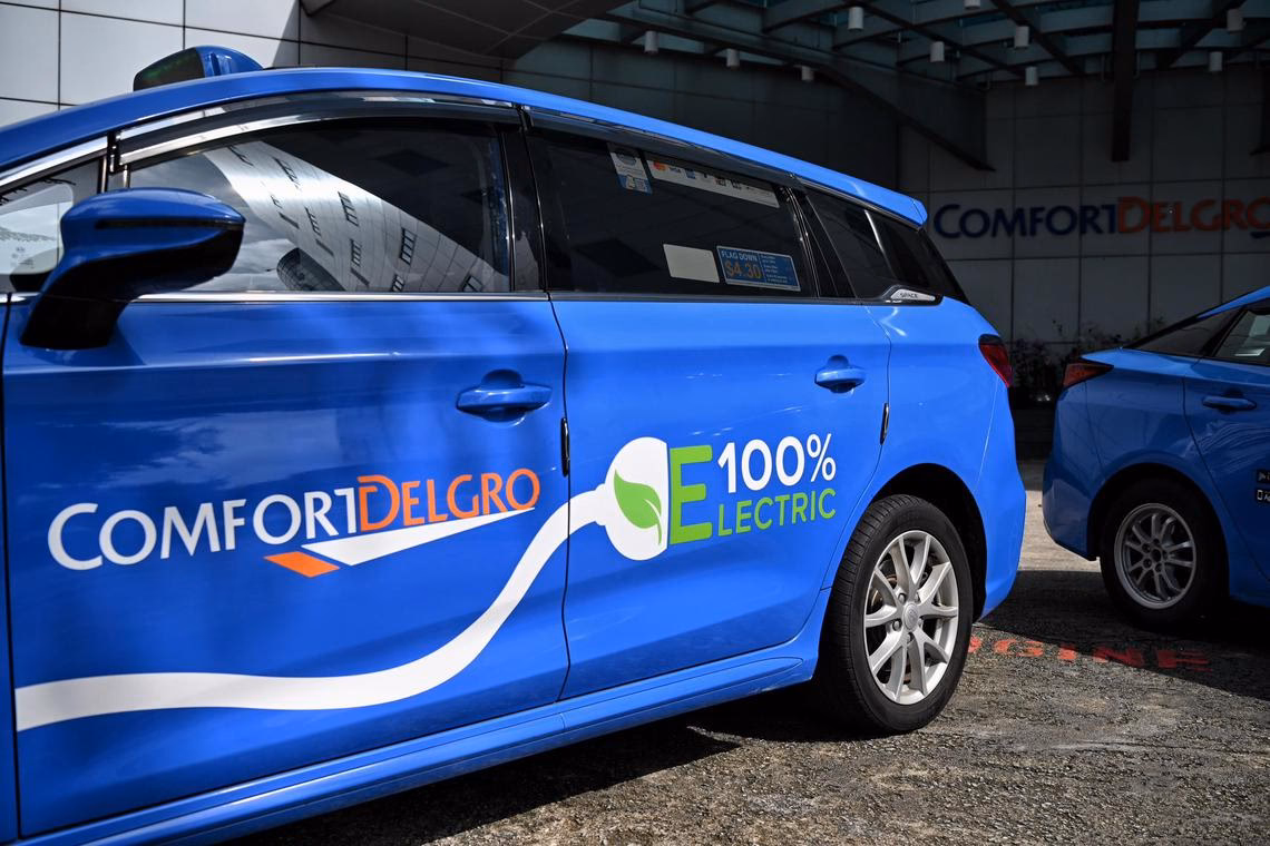 What E-Taxi is ComfortDelGro?