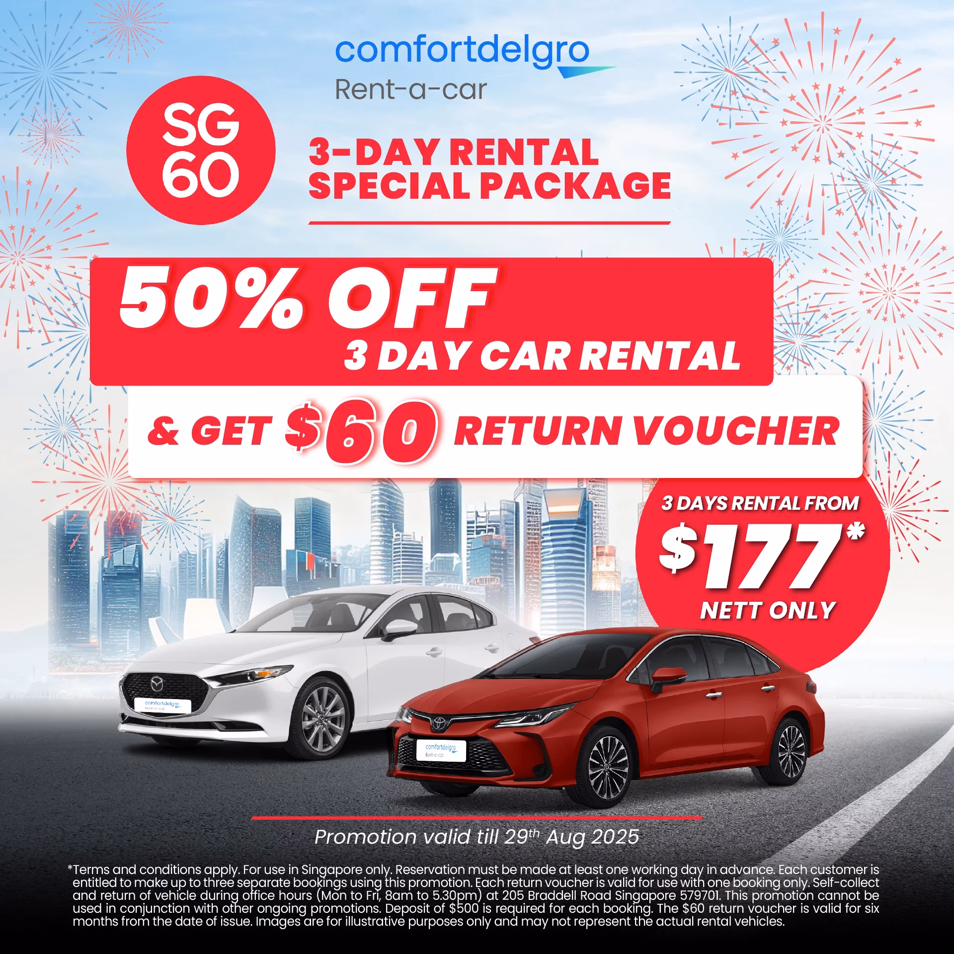 Who is ComfortDelGro Rent-a-car?