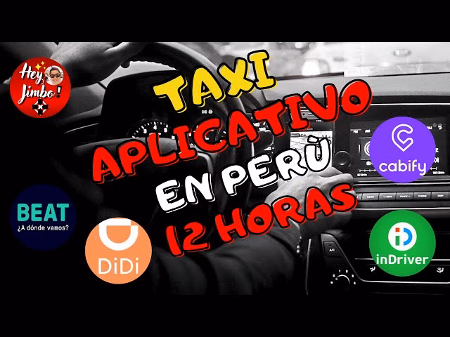 ¿Cómo entrar a una aplicación de taxi en Perú?