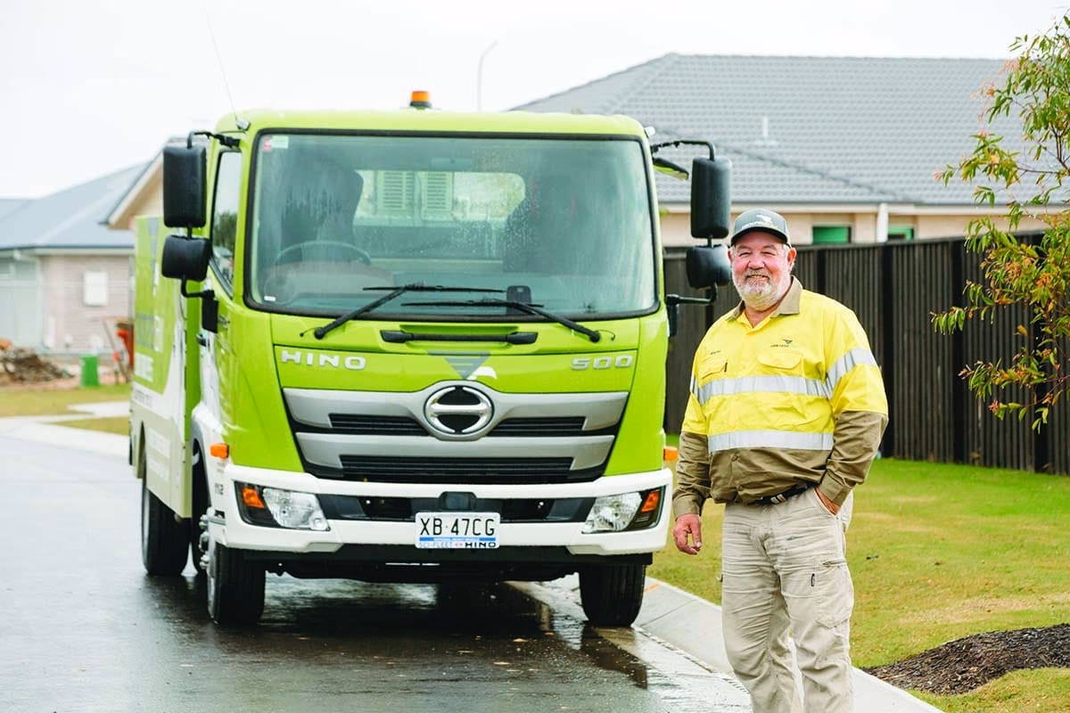 How many cubic meters does a concrete taxi supply?