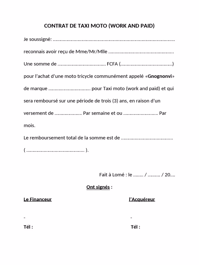 Comment se passe la restitution d'une moto ?