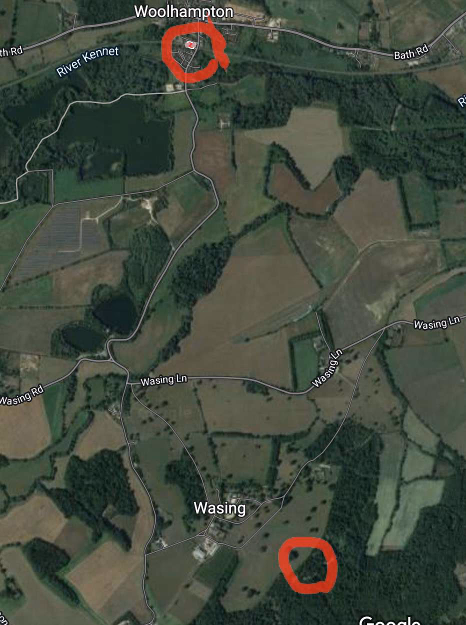 How far is Midgham from the nearest taxi rank?