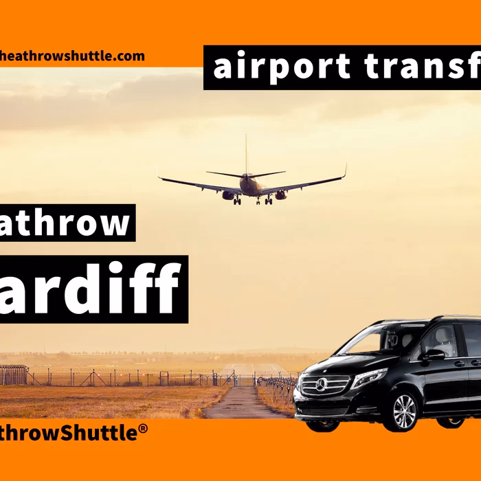 How many times a day do coaches travel from Heathrow to Cardiff?