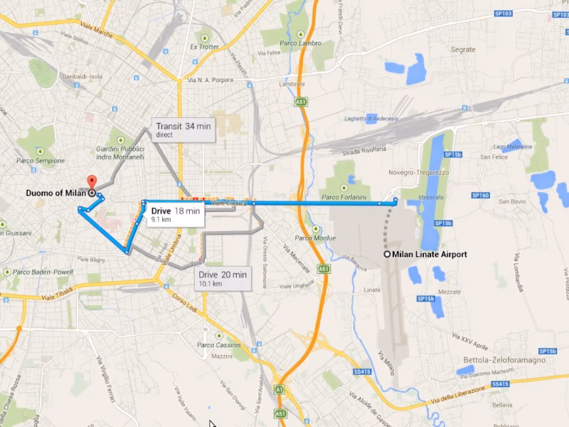 How much is a taxi from Linate Airport to Milan Central Station?