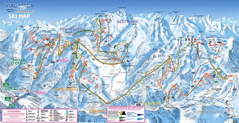 How to get from Sestriere - parcheggio Autobus to Oulx - Piazza Garambois?