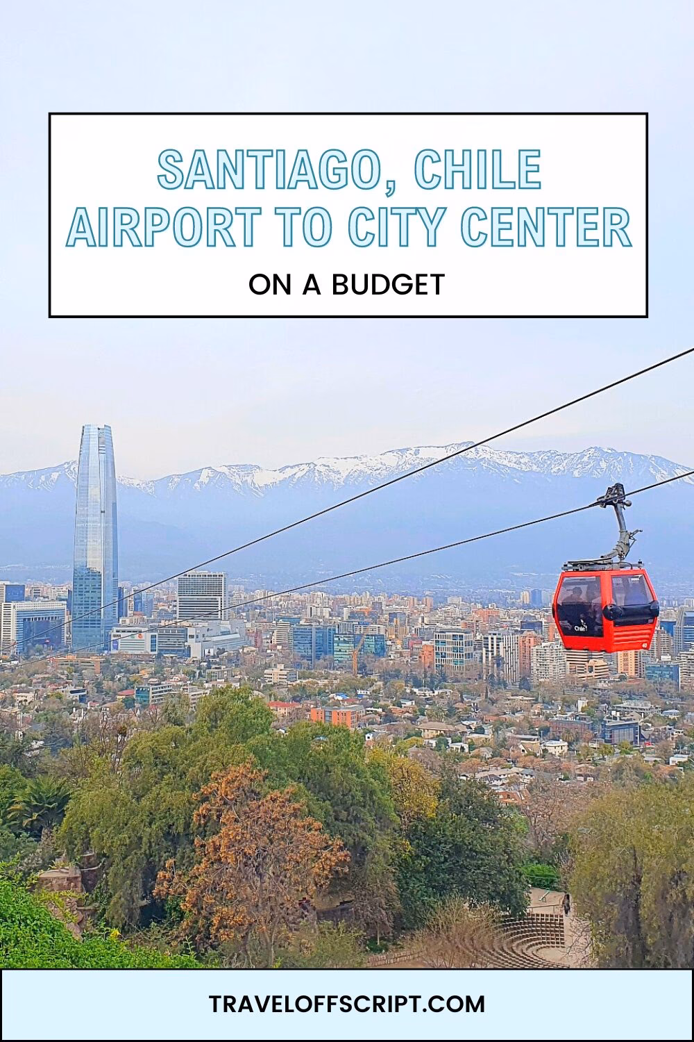 How to get from Santiago Airport to city centre?