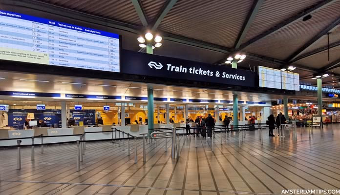 How much does a transfer from Schiphol Airport to Amsterdam cost?