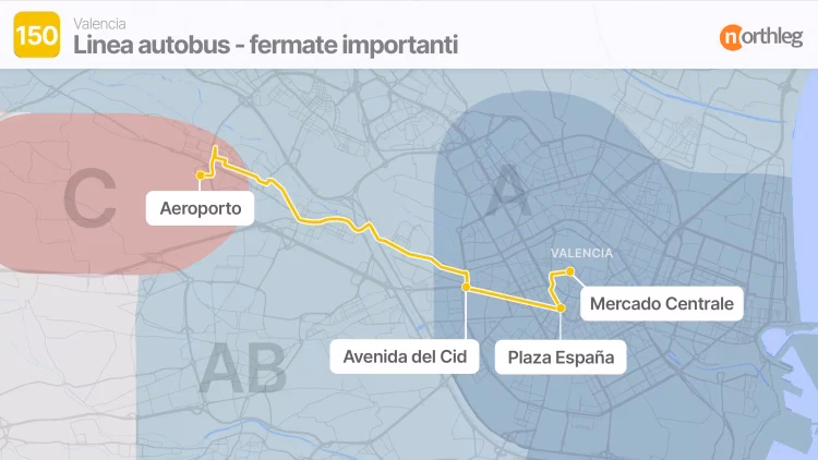 Does Valencia Airport have a bus station?