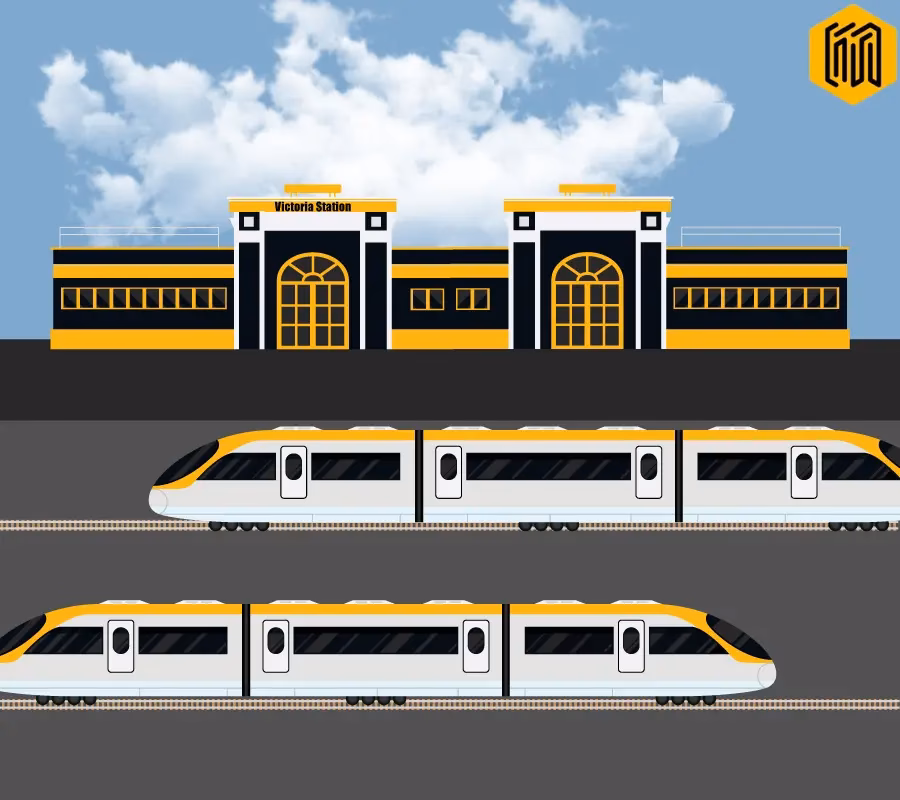 Is there a train from Victoria station to Vauxhall?