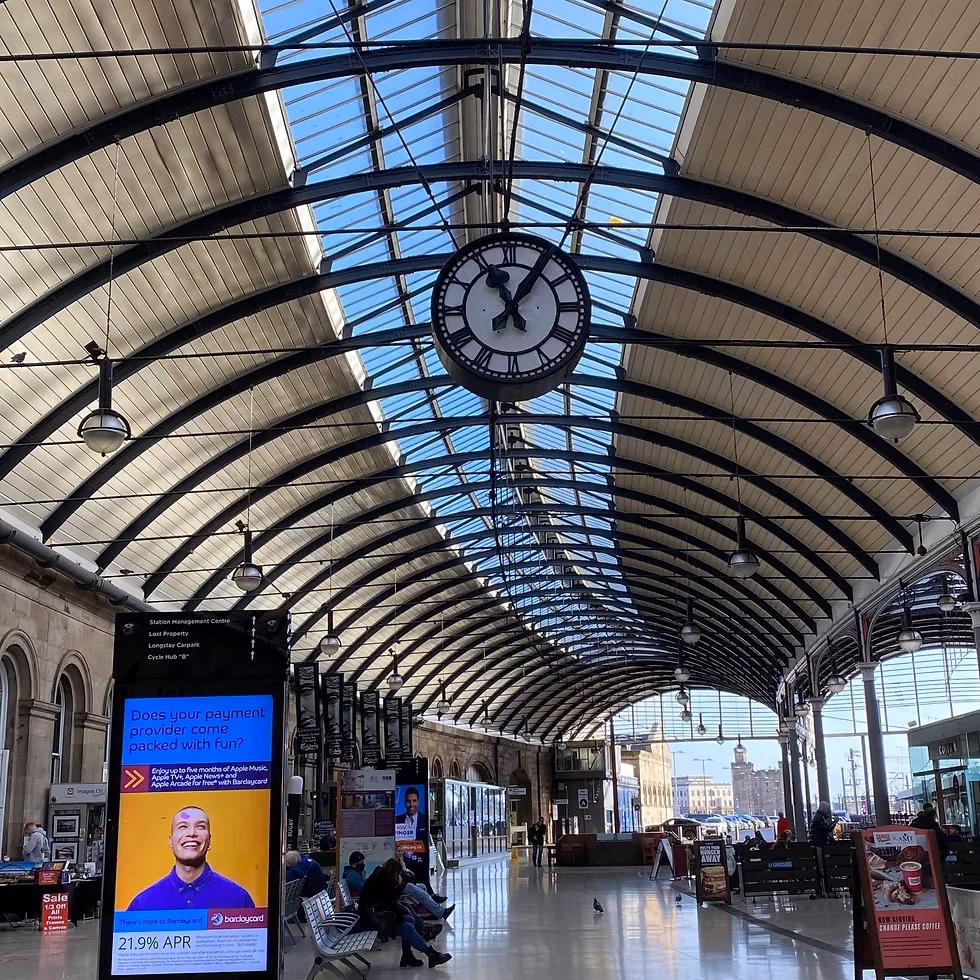 How long is the bus from Washington Galleries to Newcastle upon Tyne?