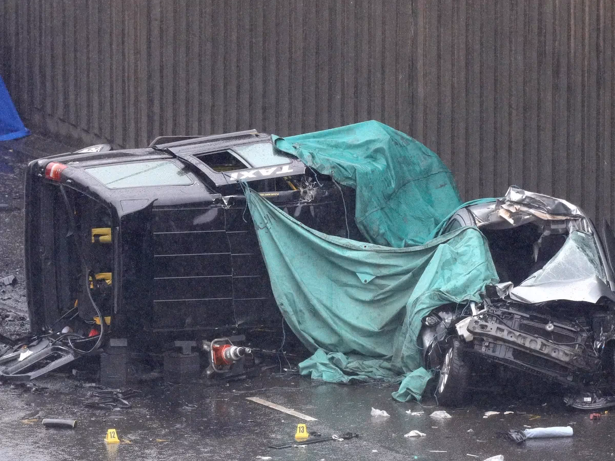 Who were the victims of a Birmingham multi-car crash?