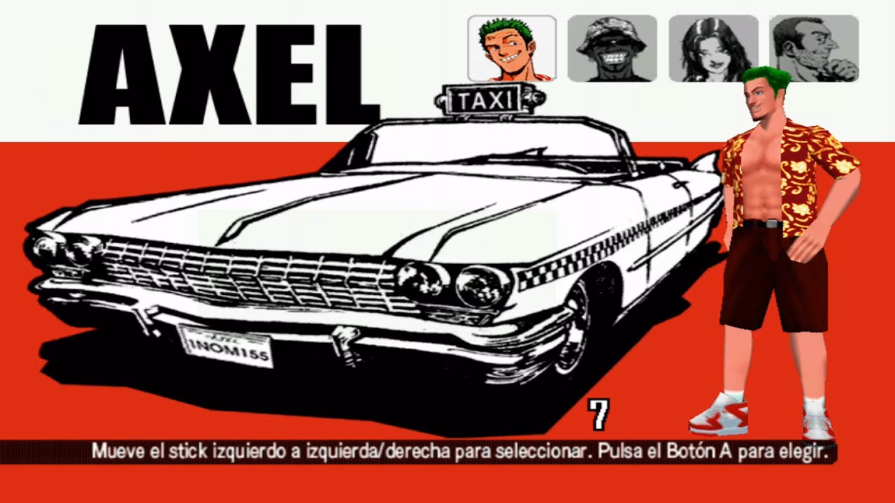How do you get Axel in Crazy Taxi?