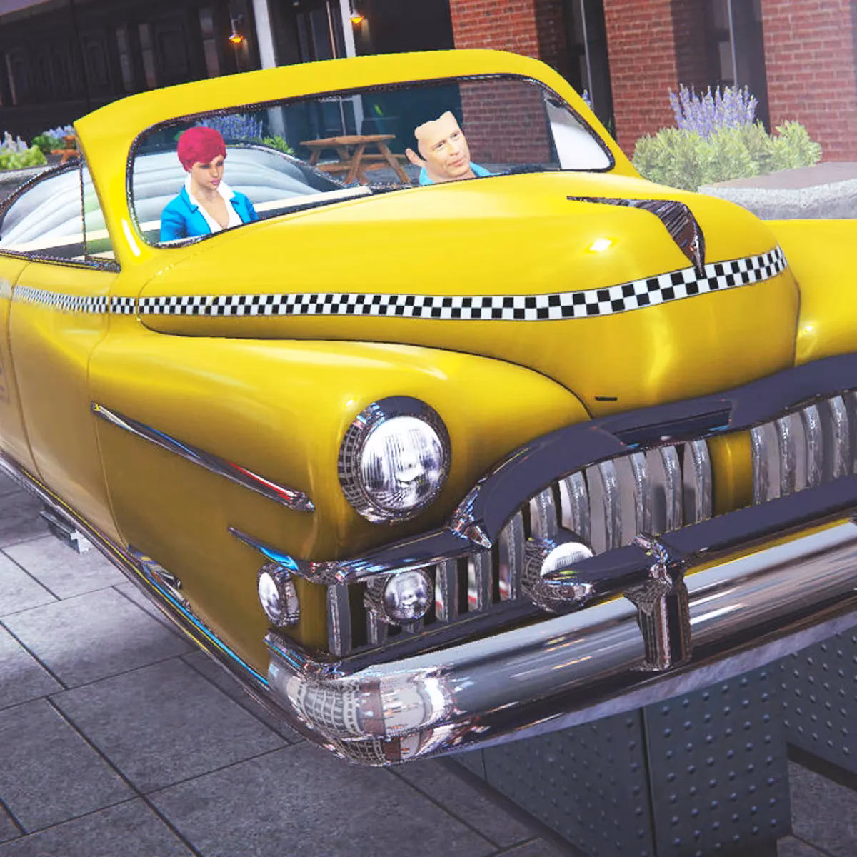 Are the taxis in Crazy Taxi games real cars?