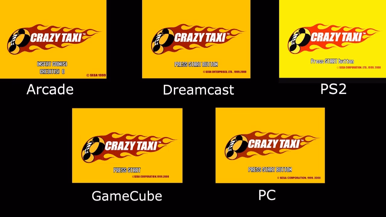 Was Crazy Taxi 1 ported to PS2?