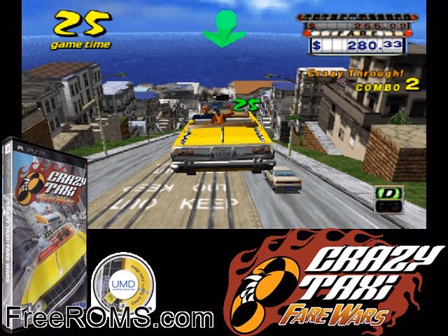 Can I download Crazy Taxi Fare Wars ROM?