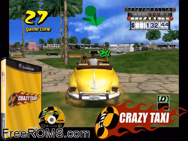Can I download Crazy Taxi ROM for GameCube?
