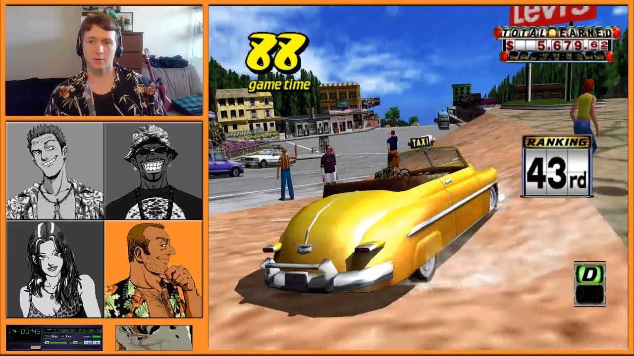 Why did Gus start Crazy Taxi?