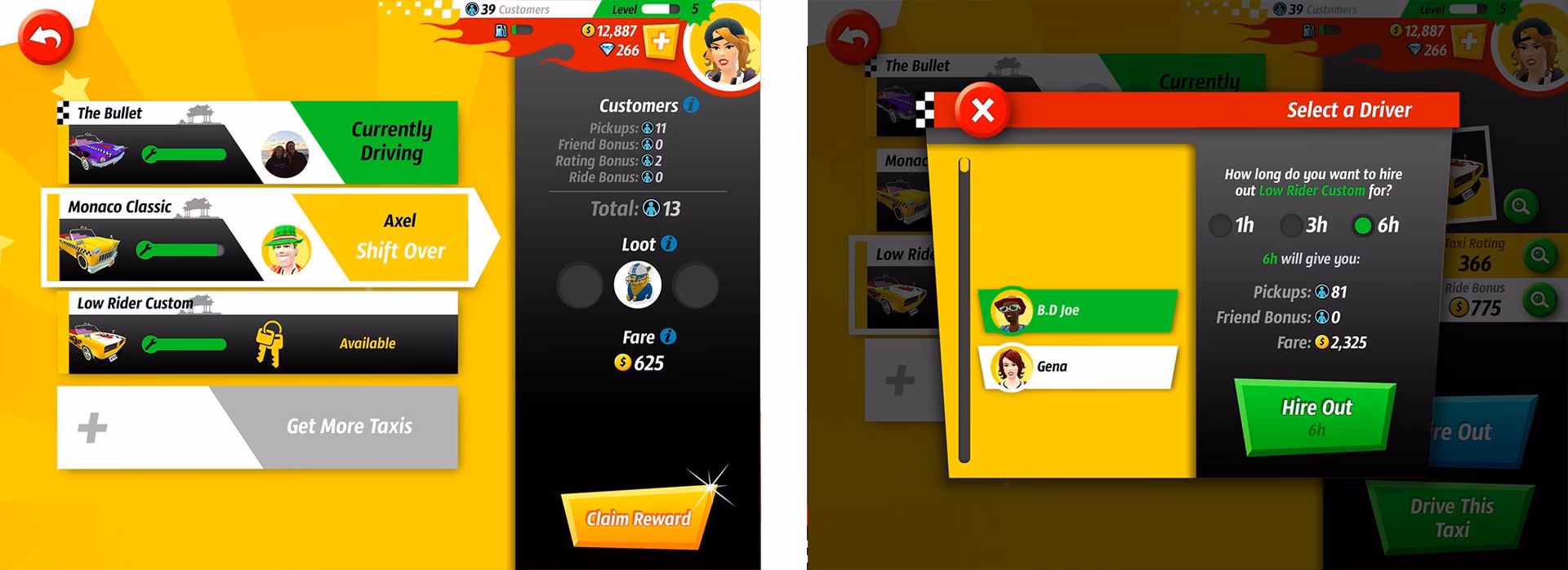 How many cabbies are there in Crazy Taxi?