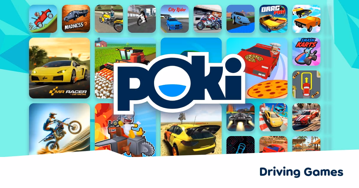 How do I play Poki racing games?