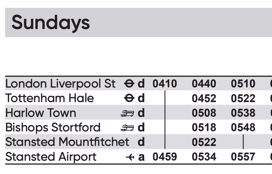 ¿Cómo llegar de Heathrow a Stansted?