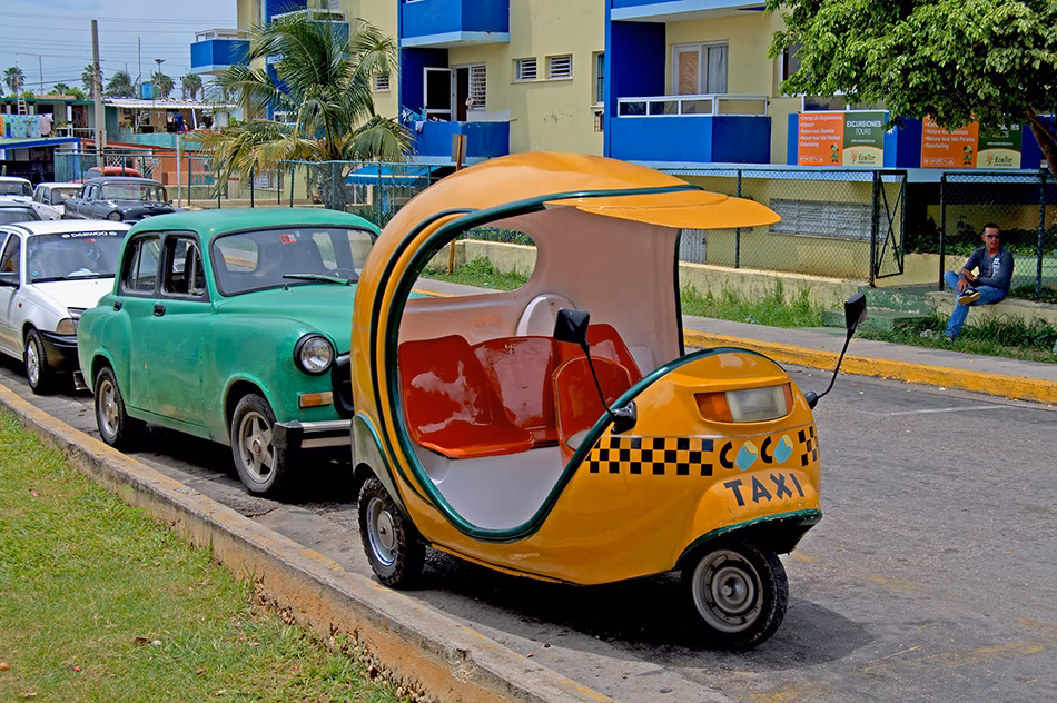 Do you need a taxi in Cuba?