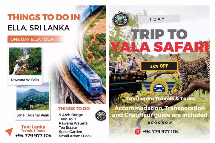 How much does a taxi cost in Sri Lanka?