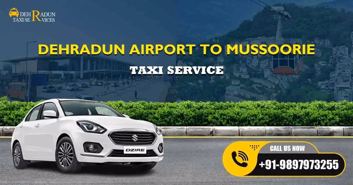 How much is a taxi from Dehradun Airport to Mussoorie?