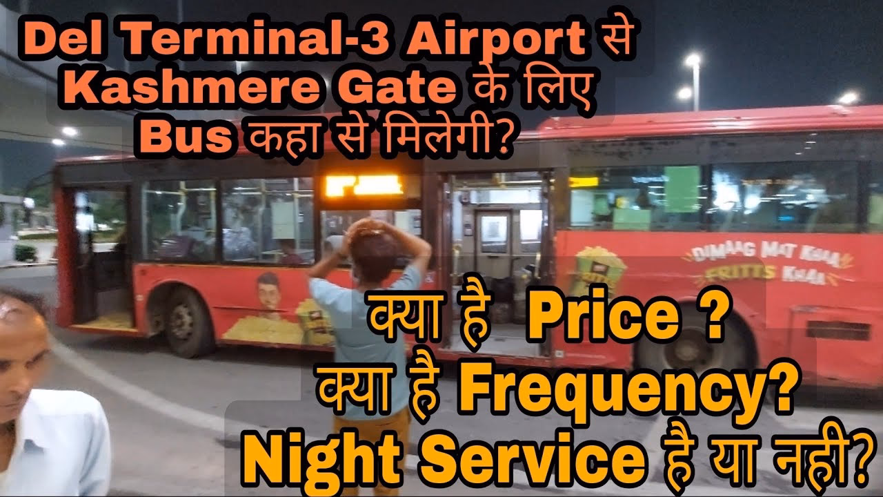 Is there a direct bus from IGI Airport to Kashmiri Gate?