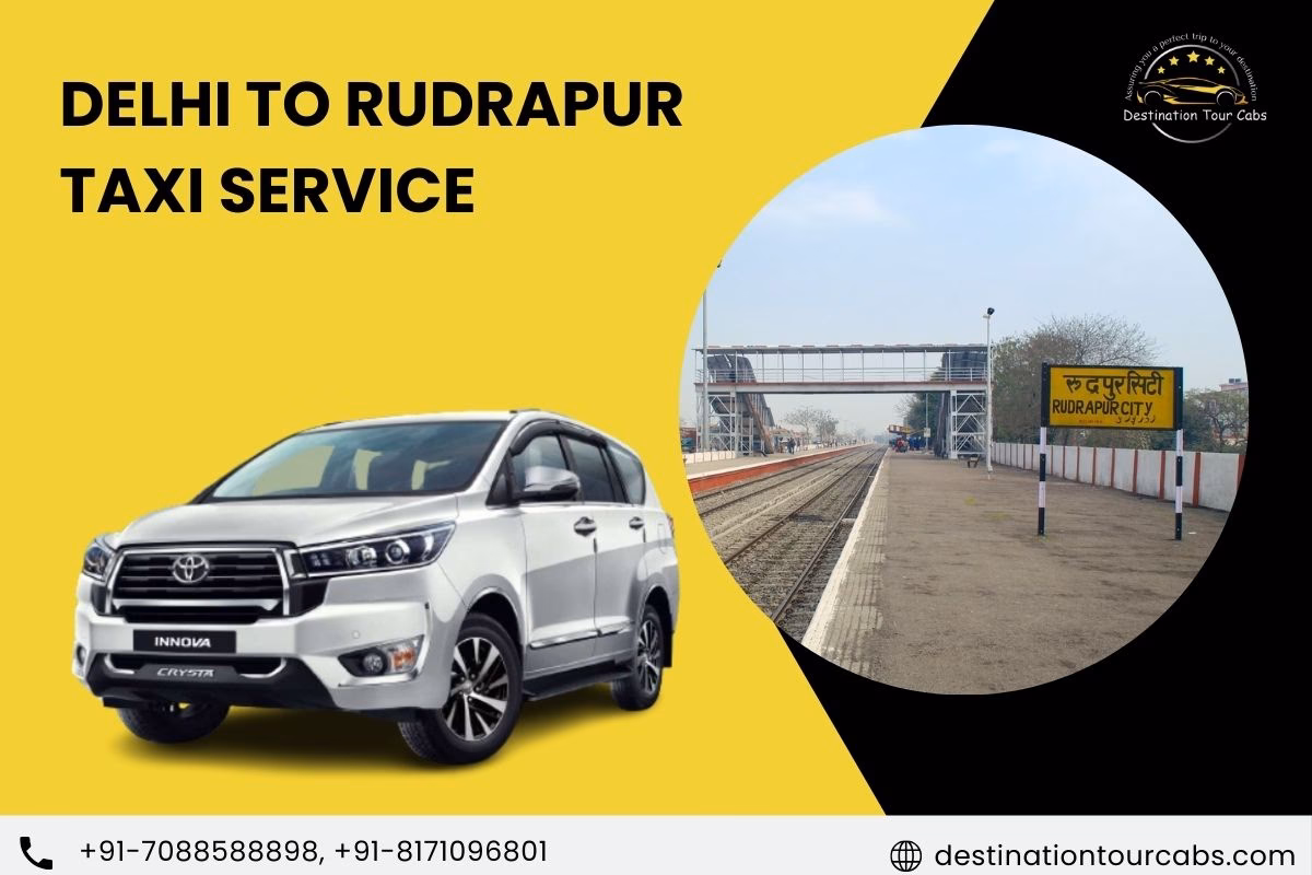 How to book a cab from New Delhi to Rudrapur?