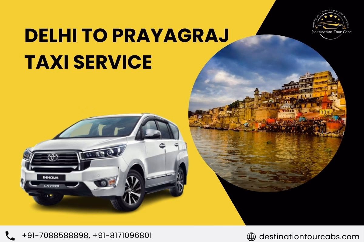 How to book a car from Delhi to Prayagraj?