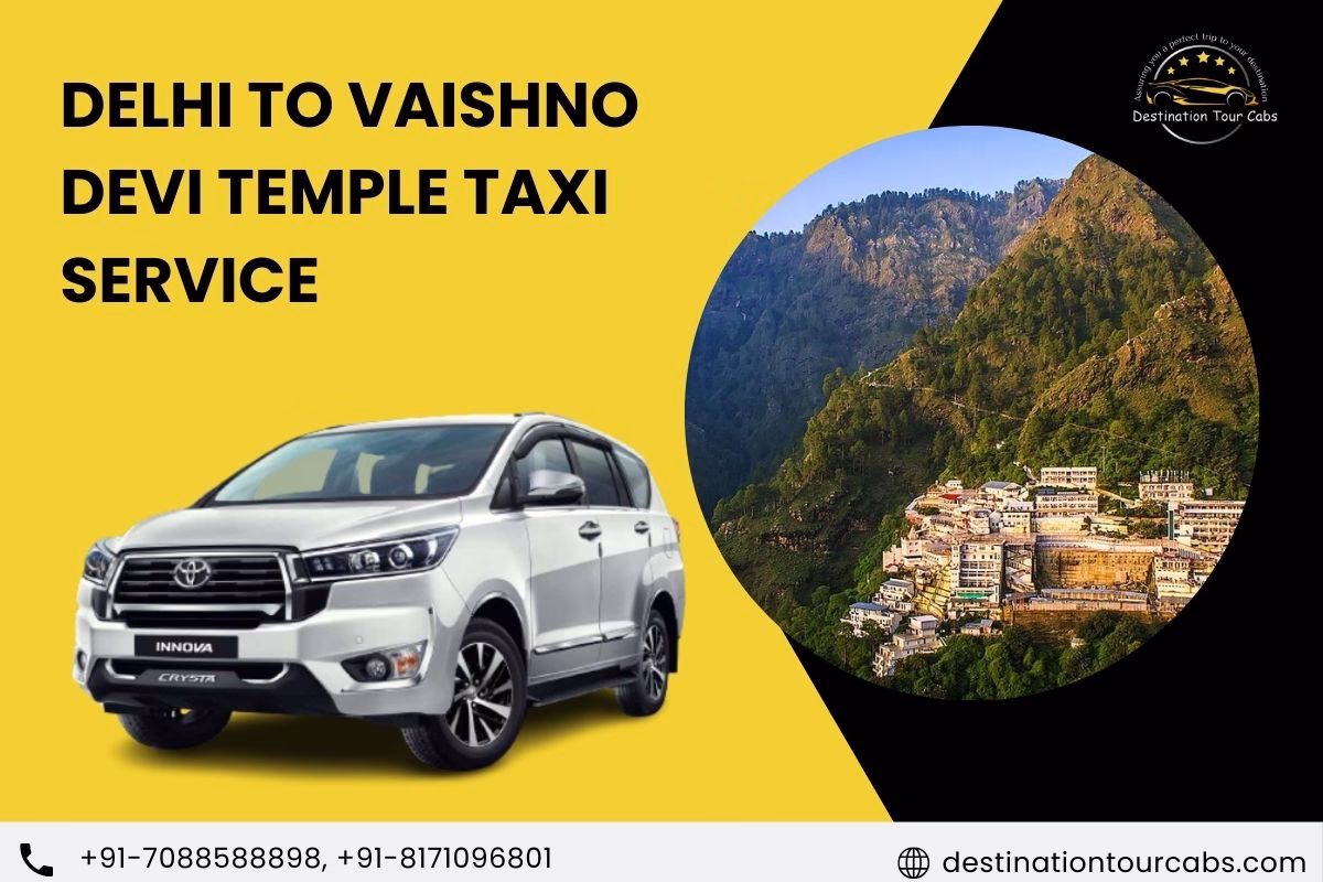 How to book a taxi from Delhi to Vaishnodevi?