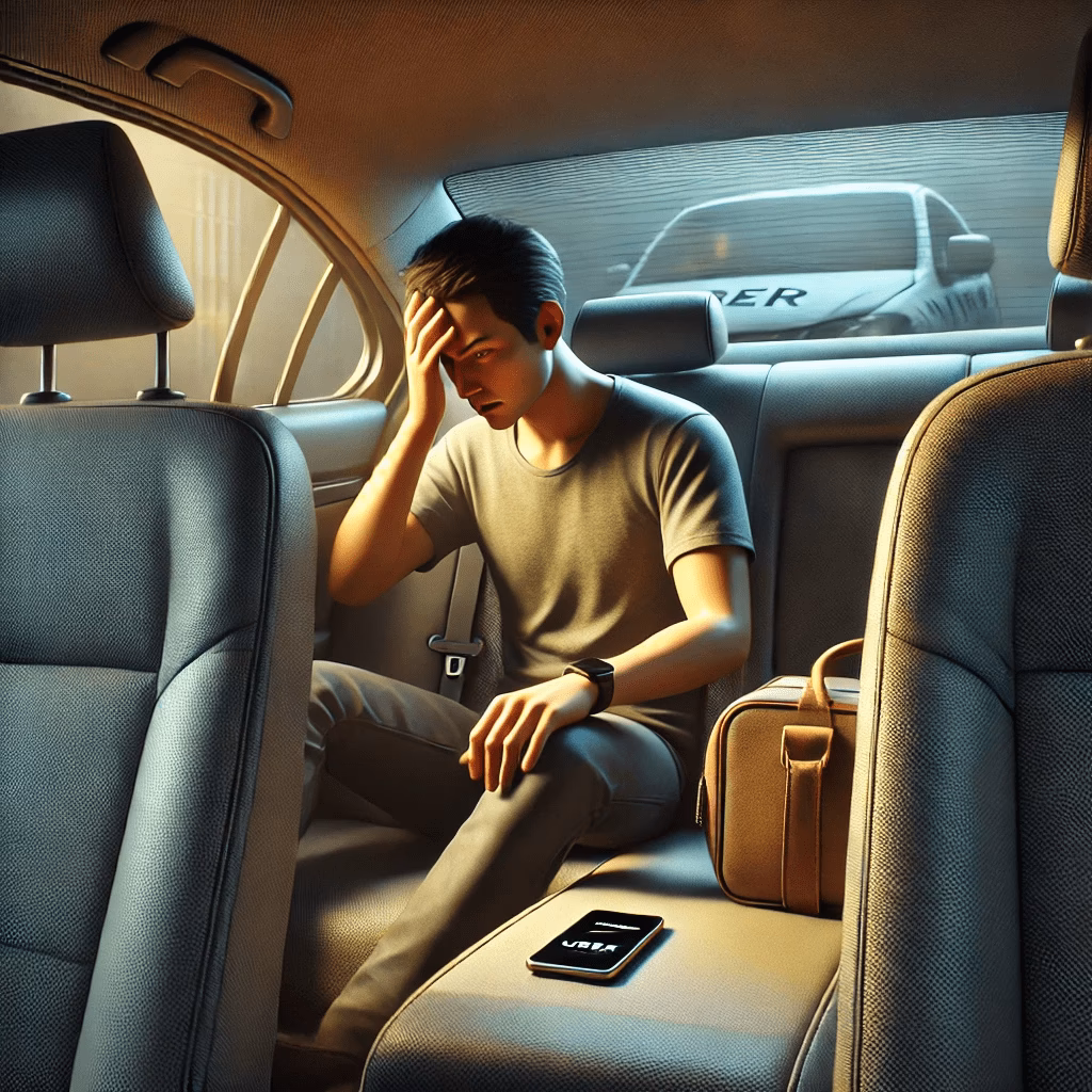 What happens if you lose items in a Delta taxi?