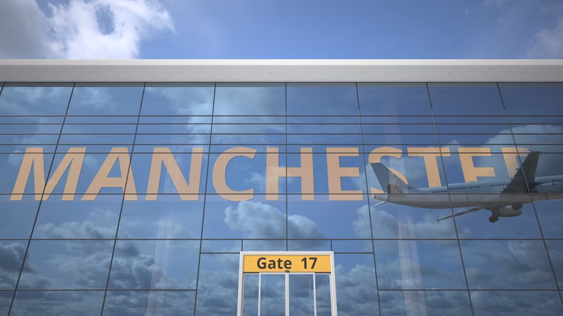How far is Derby from Manchester Airport?
