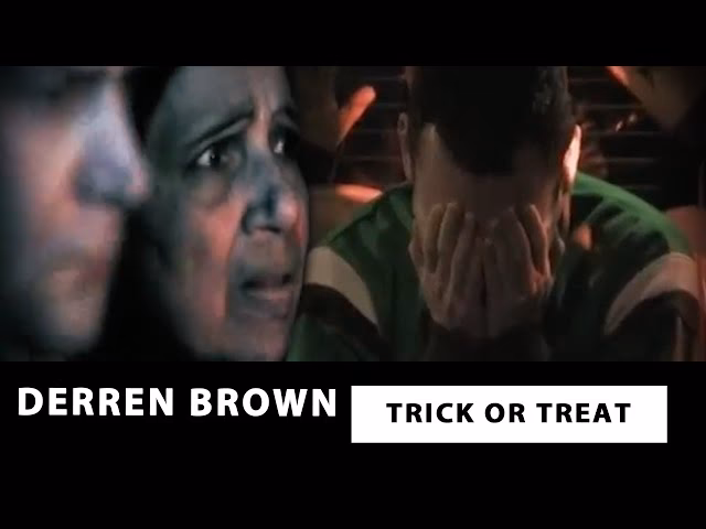 Did Derren Brown use social coercion to push someone off a roof?
