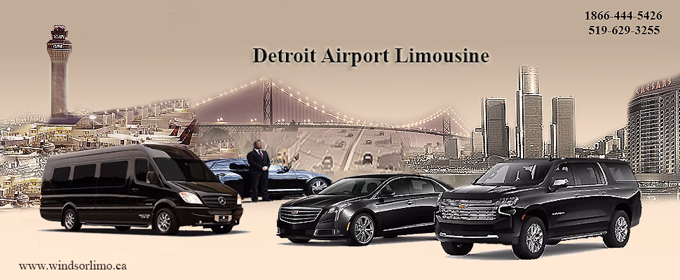 How far is Detroit airport from Windsor Ontario station?