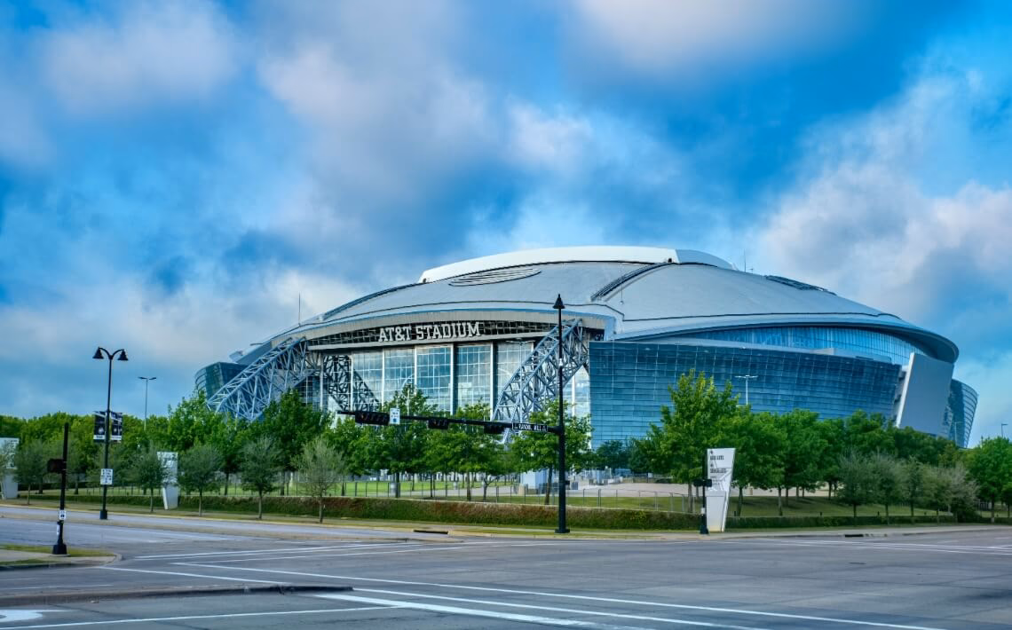 How do I get a ride from DFW to AT&T Stadium?