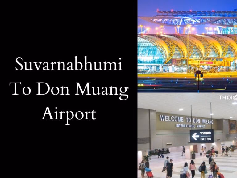 How to get from Suvarnabhumi to Don Muang?